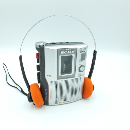 Sony Walkman TCM-200DV Cassette Recorder ~ New Drive Belts ~ Reconditioned!