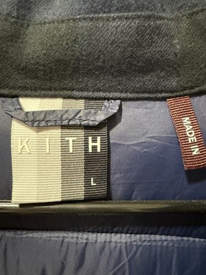 Kith Murray Quilted Shirt Jacket in the 'Plaid Multi' colorway
