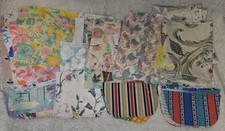 Lot Of Mostly Floral Fabric Remnant Cotton Quilt Craft Quilters Estate Lot