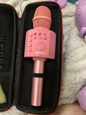 BONAOK Q37 Wireless Bluetooth Karaoke Microphone 3-in-1 Handheld Mic  Speaker