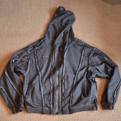 THUG CLUB GLADIATOR Full Zip Hoodie Metal Hardware | eBay