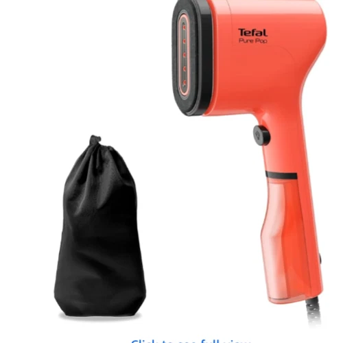 Tefal Red Pure Pop Slim Handheld Clothes Steamer, No Ironing Board Needed BNWT