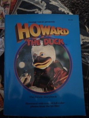 Rare Howard the Duck-The Movie Storybook George Lucas Marvel Rare 1986 Movie 