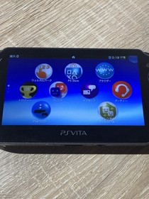 2270 Sony PlayStation PS Vita PCH-1100 Crystal Black Very Good TESTED