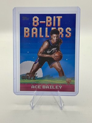 2025-26 Topps Flagship Basketball - 8-Bit Ballers Ace Bailey #8B-35