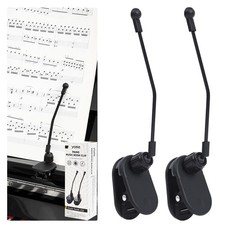 Durable Piano Music Book Clip - Page Holder for Music Stand, Perfect for Pian...