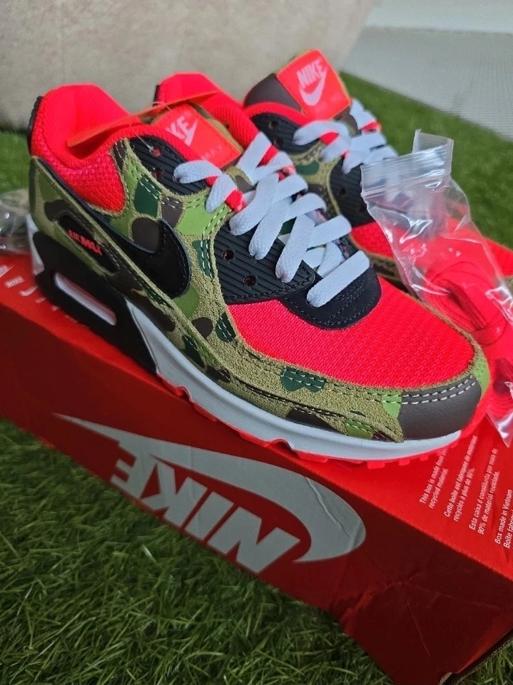 Nike Air Max 90 Reverse Duck Camo 2020 CW6024-600 Infrarouge/noir/camouflage - Photo 3/4