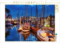 Calvendo Puzzle Vegesack Museum Harbor | 1000 Pieces, Finished Size 25.2 × 18.9
