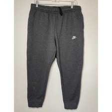 Nike Fleece Joggers Mens Large Charcoal Gray Sweatpants
