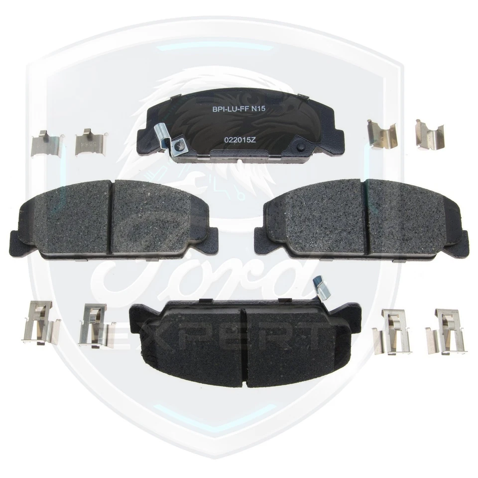 Kit de pastillas de freno delanteras y traseras de cerámica para Honda Civic Del Sol 1994-1997 9 años de garantía Foto 3 de 4