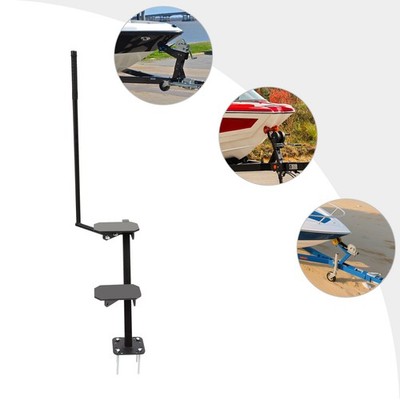 2Steps Boat Trailer Steps with Handrail Boat Trailer Ladder, Boat Trailer Steps