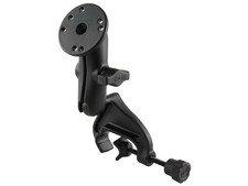 RAM Clamp Yoke Rail Post Mount with Standard Arm and Round Base - RAM-B-121-202U