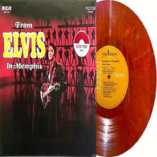 King ELVIS Presley "FROM ELVIS IN MEMPHIS" Ltd BLOODY MARY RED MaRbLe Nat LP Day