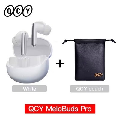 QCY MeloBuds Pro ANC Earbuds Bluetooth 5.3 46dB 34H Hybrid Wireless Earbuds