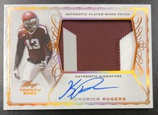2020 Leaf Trinity #PA-KR1 Kendrick Rogers Patch Autographs RC RPA