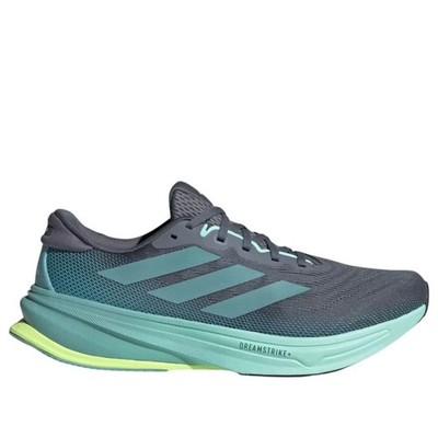 Men Adidas Supernova Rise 2 Running Shoes Size 11 Grey Mint Green Yellow JQ7701