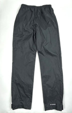 Columbia Rain Pants Youth Boys XL 18/20 Black Windbreaker Softshell Waterproof