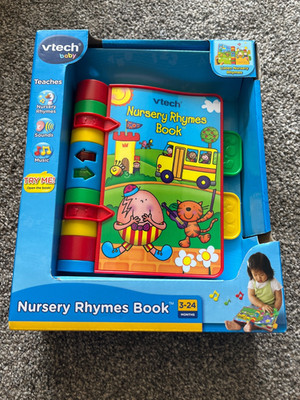 Vtech Kinderreime interaktives Buch Spielen und Lernen pädagogisches Spielzeug neu 3-24 m