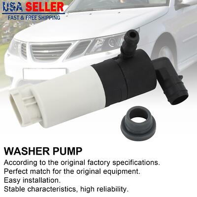 #ad Windscreen Washer Pump Motor Fit For Saab 93 9 3 2004 2012 12826943 12802440 USA $25.78
