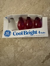 GE Cool Bright Replacement Bulbs C-9 Christmas Vintage Light Bulb Outdoor Color