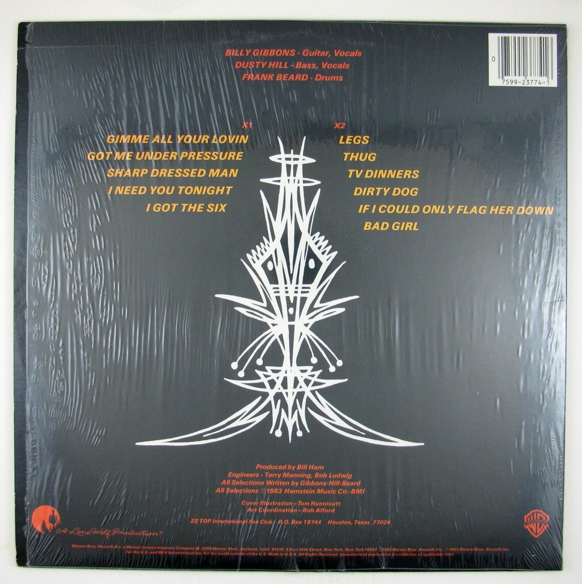Z.Z. TOP Eliminator LP 1983 HARD/BLUES/ROCK NM- NM- | eBay