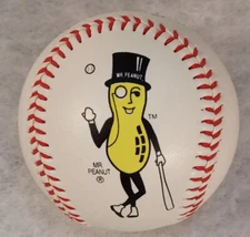 VINTAGE PLANTERS MR. PEANUT LOGO BASEBALL ⚾️ WILSON OFFICIAL LEAGUE PROMO BALL