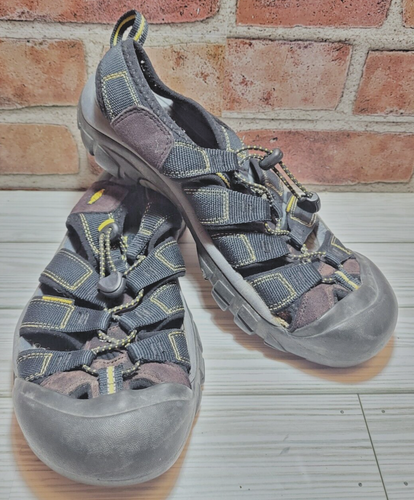 Keen Herrenschuhe schwarz und gelb Wandern Outdoor wasserdicht Sandalen Größe 10M - Bild 2 von 10