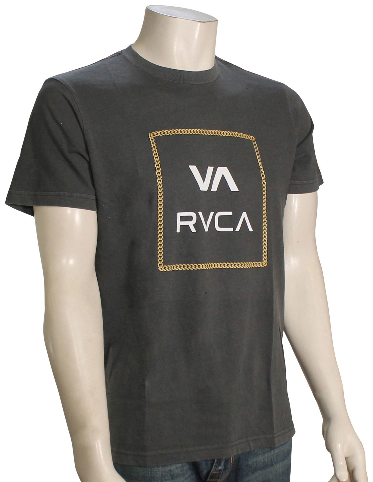 Футболка RVCA VA All The Way — классический пиратский черный — новинка