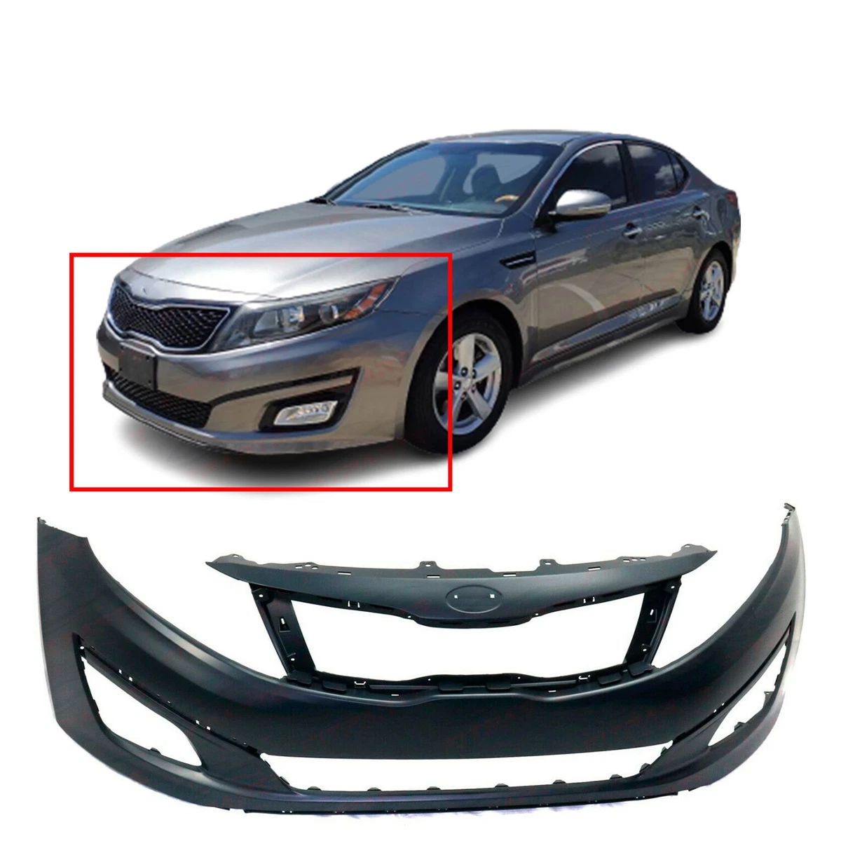 Front bumper cover for on sale 2015 kia optima