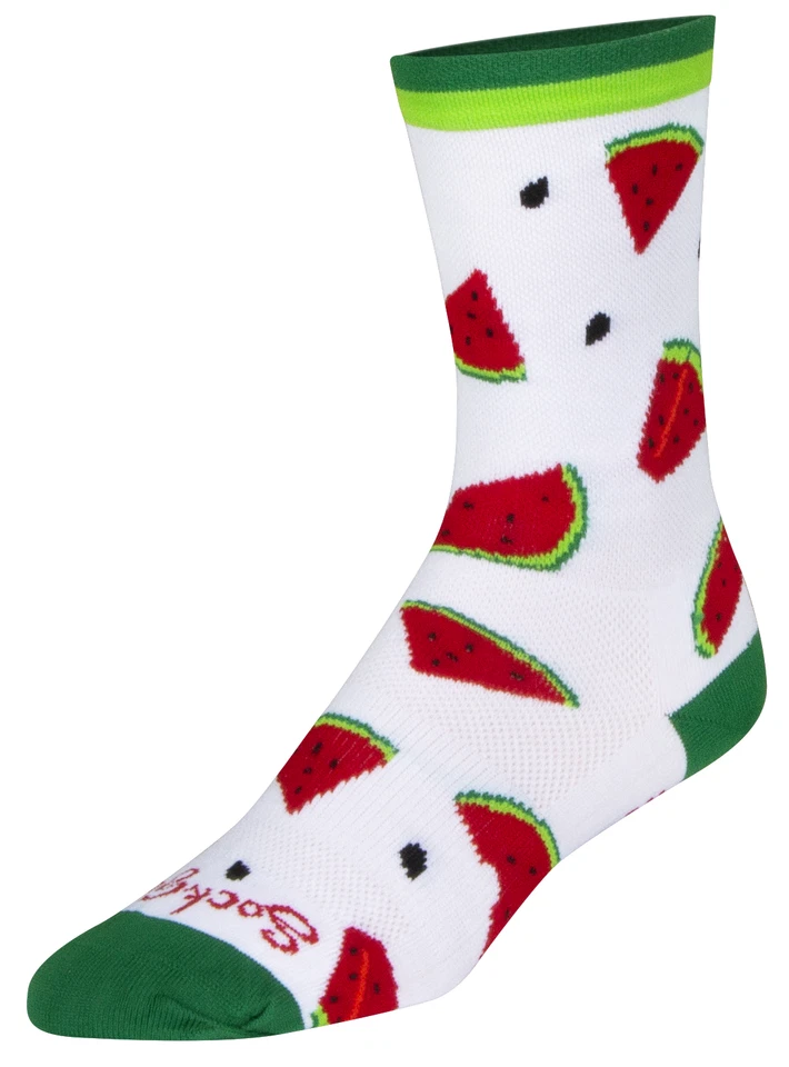 Socks - SockGuy - Crafty Red S/M 6" Crew Cycling/Running NEW - Image 2 of 4