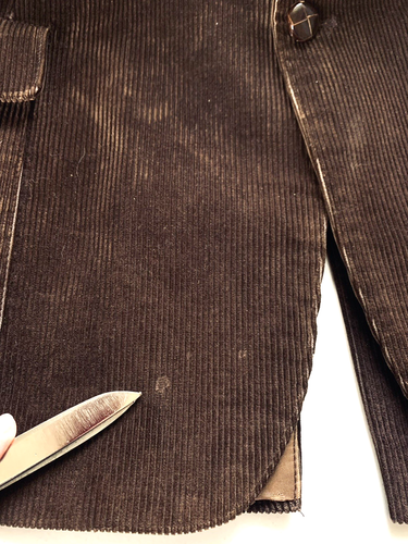 Levi's Men 46L Brown Corduroy Blazer Sport Coat Elbow Patches Lined Western - Picture 13 of 13