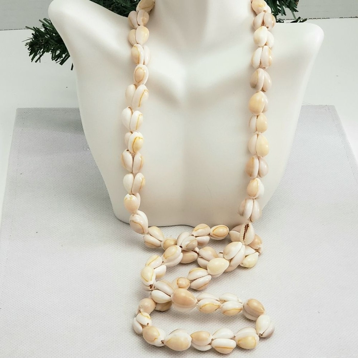 Two Chunky Real Sea Shell Necklaces Long View 3