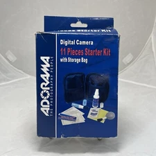 Adorama 11 Piece Cleaning Kit for Digital Cameras, Optics, with Storage Bag, new