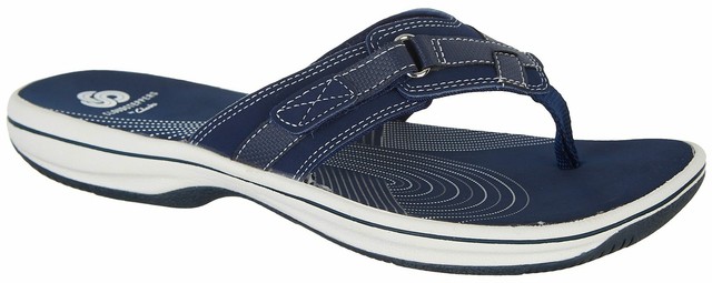 clarks womens breeze sea flip flop sandals