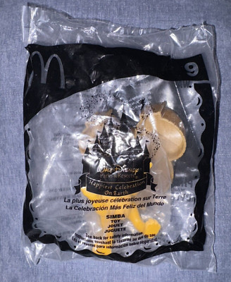 New In Pkg McDonald's Happy Meal Toy #9 Simba 2005 Walt Disney Parks & Resorts