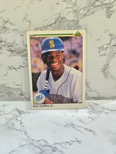 1990 Upper Deck Ken Griffey Jr 2nd Year Mariners HOF #156 Card w/Soft Sleeve