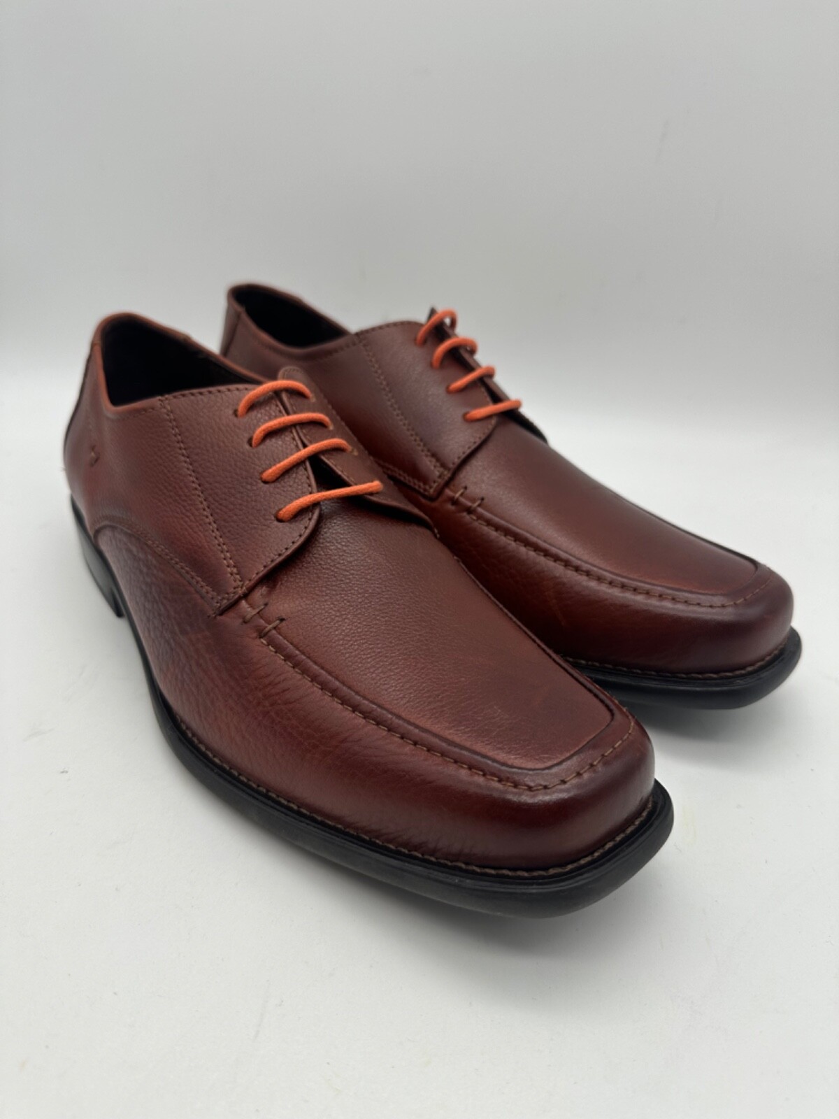 SAOLA NUOVISSIMO Johnston & Murphy Flex marrone pelle di pecora Macomb punta moc taglia 10 5 M