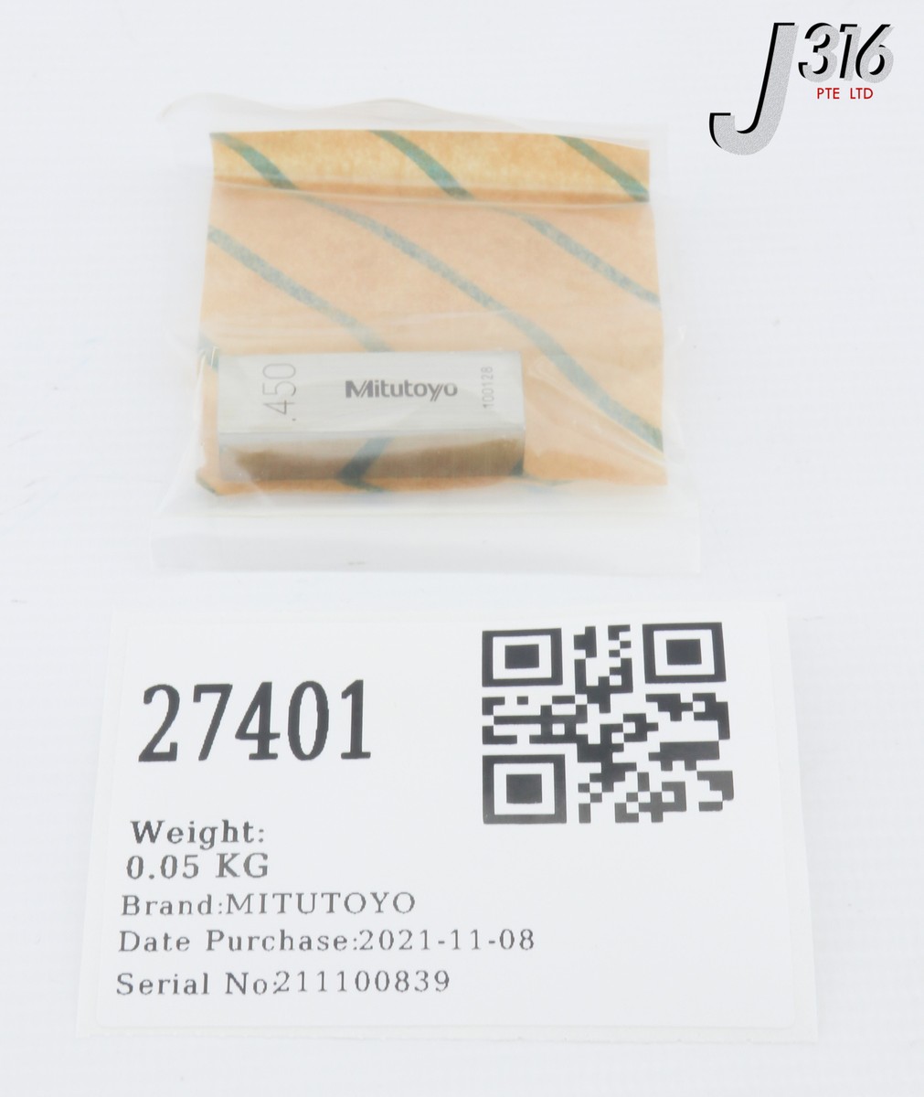 写真 27401 MITUTOYO GAUGE BLOCK, 0.450