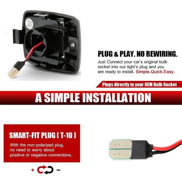 Toyota Tacoma / Toyota Tundra LED License Plate Lights Lamp A Pair | eBay