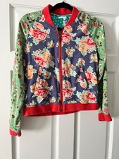  U MATILDA JANE SIZE 16 Girls 435 Flowered Raglan Jacket Zip Front