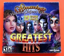 Amazing Hidden Objects Games: Greatest Hits- 10 Pack (PC DVD-ROM) NEW