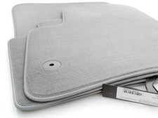 Fußmatten für Porsche Cayenne 957 (2002-2010) Velours Grau Autoteppich Matten 4x