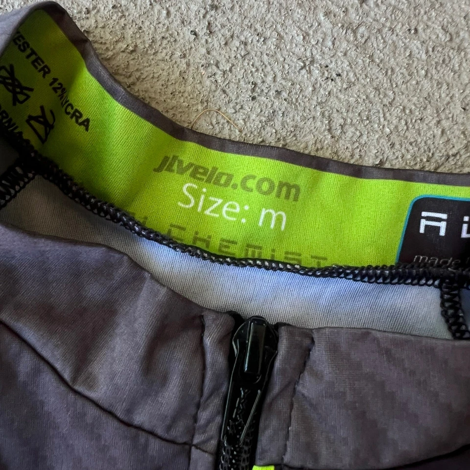 Alchemist jVelo Men’s M Cycling Jacket Black Neon Full Zip Windbreaker USA - Image 3 of 4