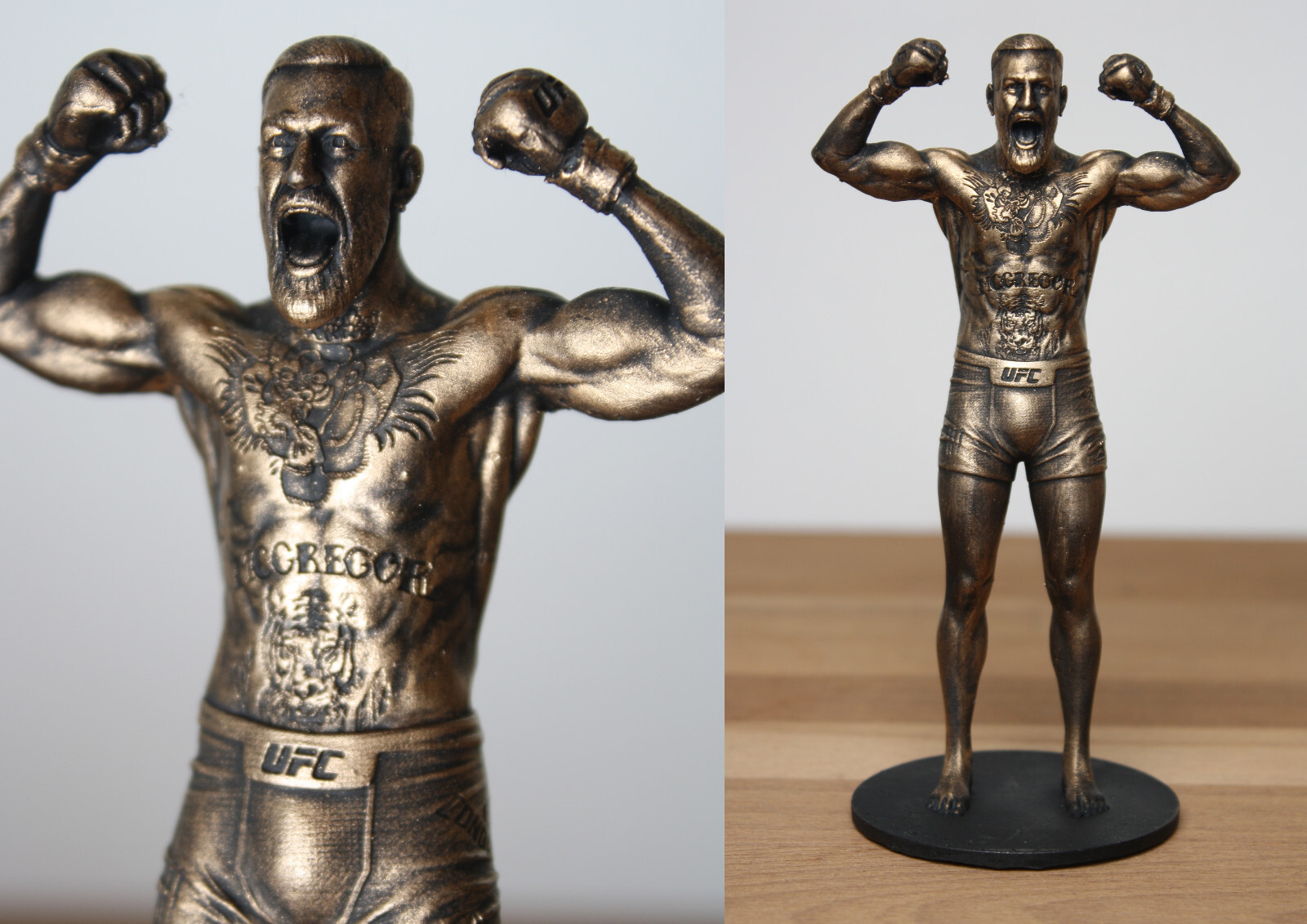 Figurine Conor McGregor combatant MMA champion UFC collection 15 cm