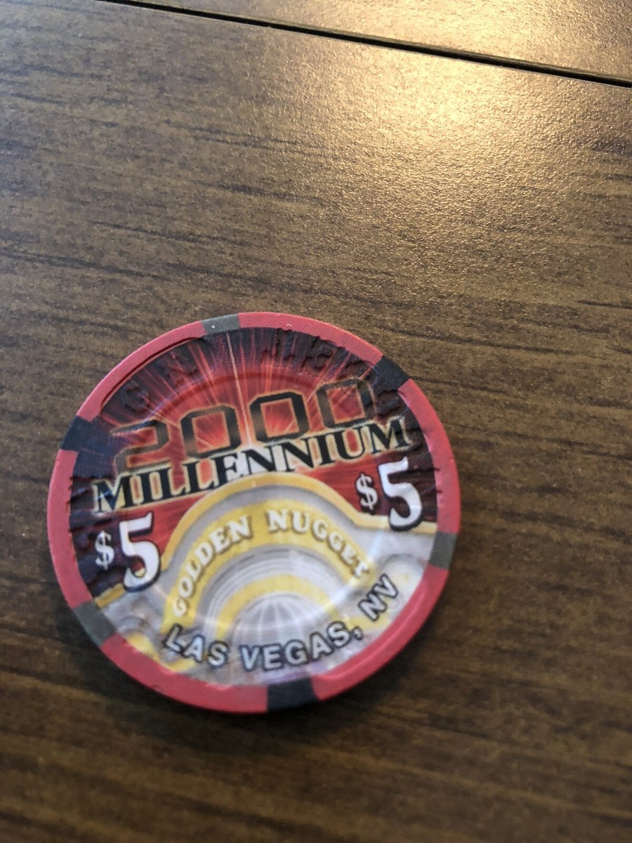 $5 golden nugget 2000 millennum obsolete las vegas casino chip | eBay