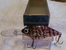 BEAUTIFUL VINTAGE LAZY IKE NATURAL IKE LURE  12/29/21P  BOX 677 NID?  2.5" 