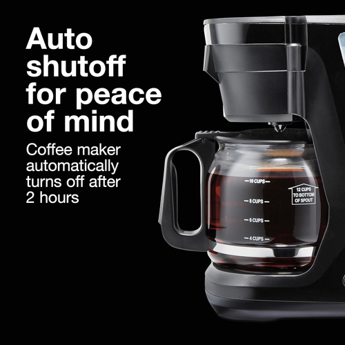 Proctor Silex Frontfill Drip Coffee Maker, Digital & Programmable, 12 Cup Glass - Picture 6 of 12