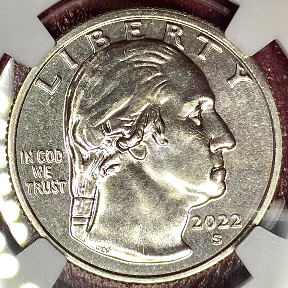 NGC MS-67!  2022-S ANNA MAY WONG QUARTER - Image 2 of 3