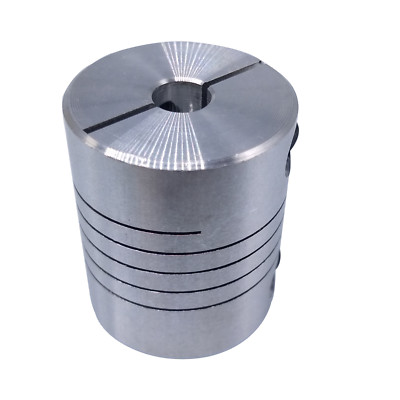 6.35 x 9.5mm 1/4'' x 3/8'' Flexible Shaft Coupling Rigid Coupler D25 L30