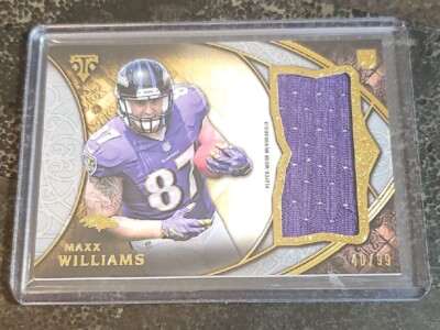 2015 Topps Triple Threads Jersey Rookie Maxx Williams Baltimore Ravens 40/99